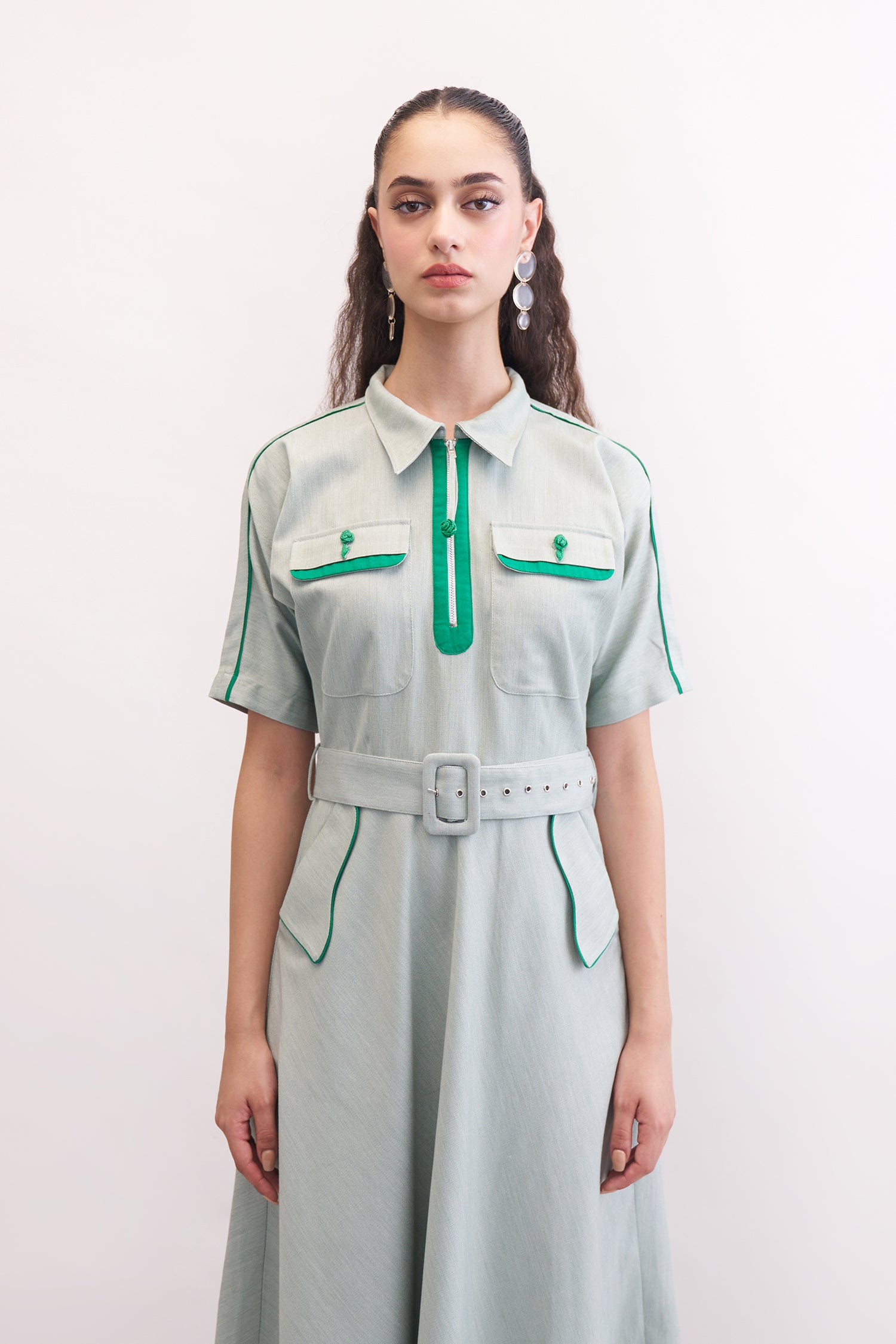 SELORA DRESS LIGHT GREEN