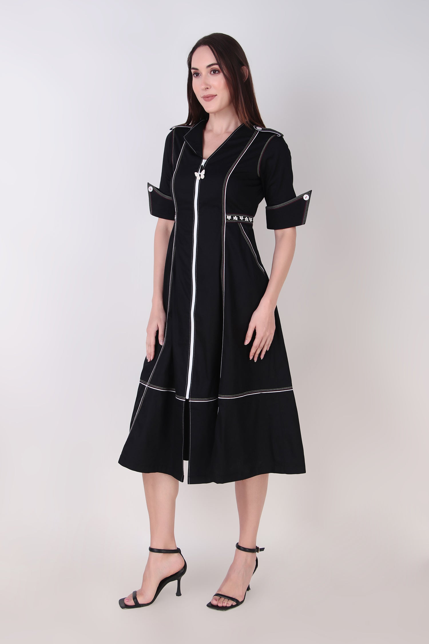 MAGNOLIA DRESS BLACK