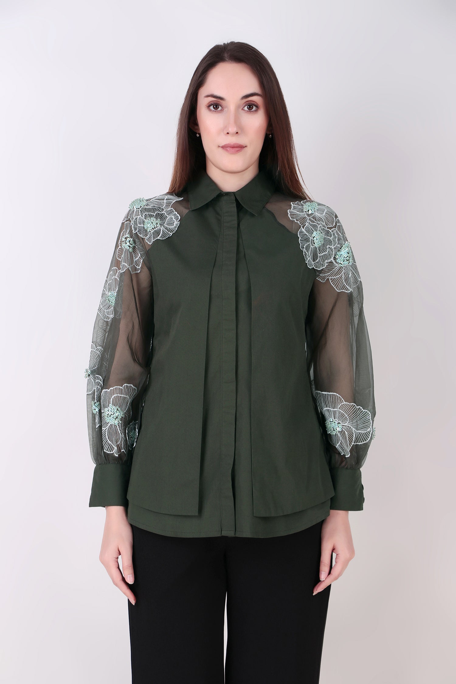 Picotin Shirt Army Green