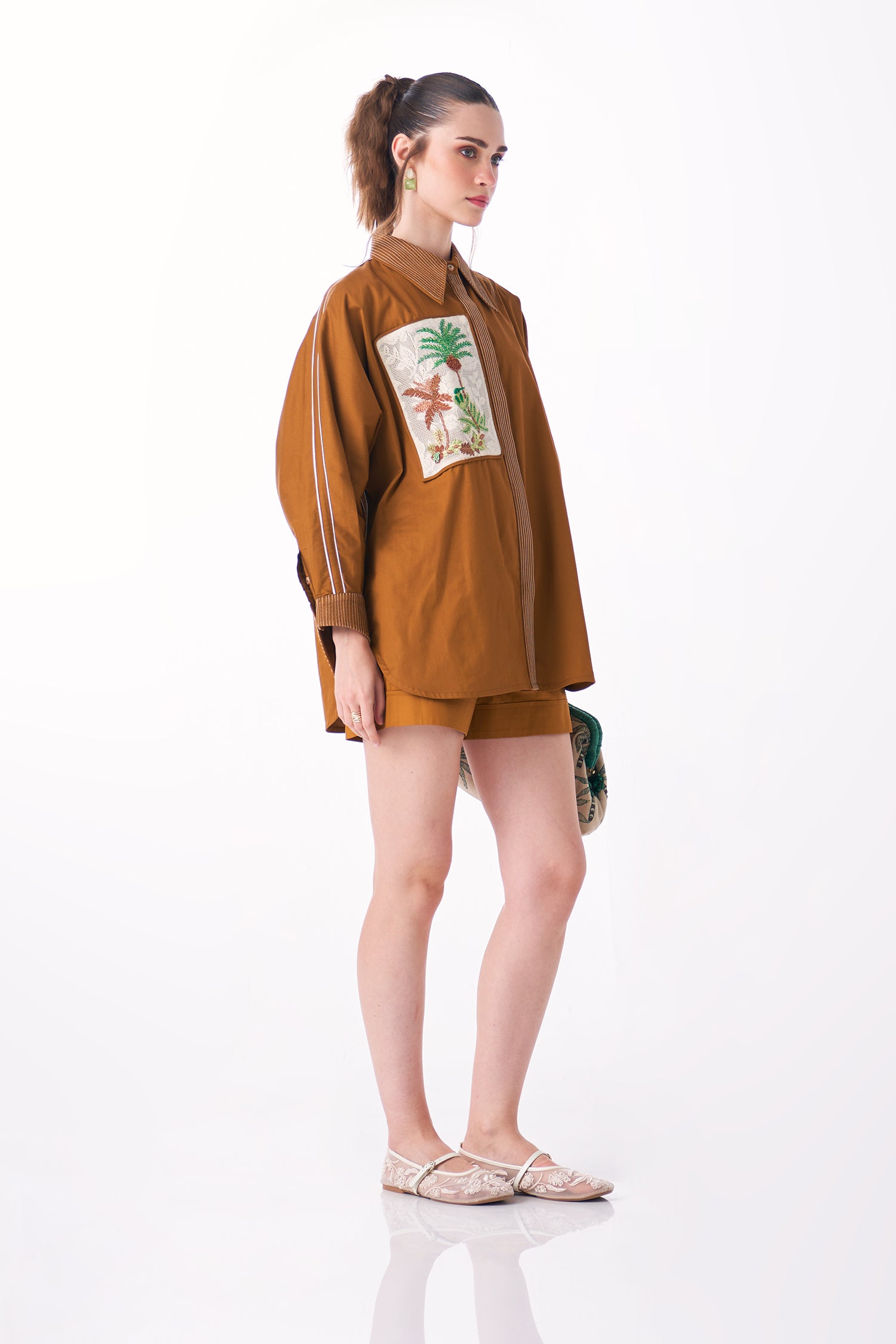 ROOTED CO-ORD TEAKWOOD