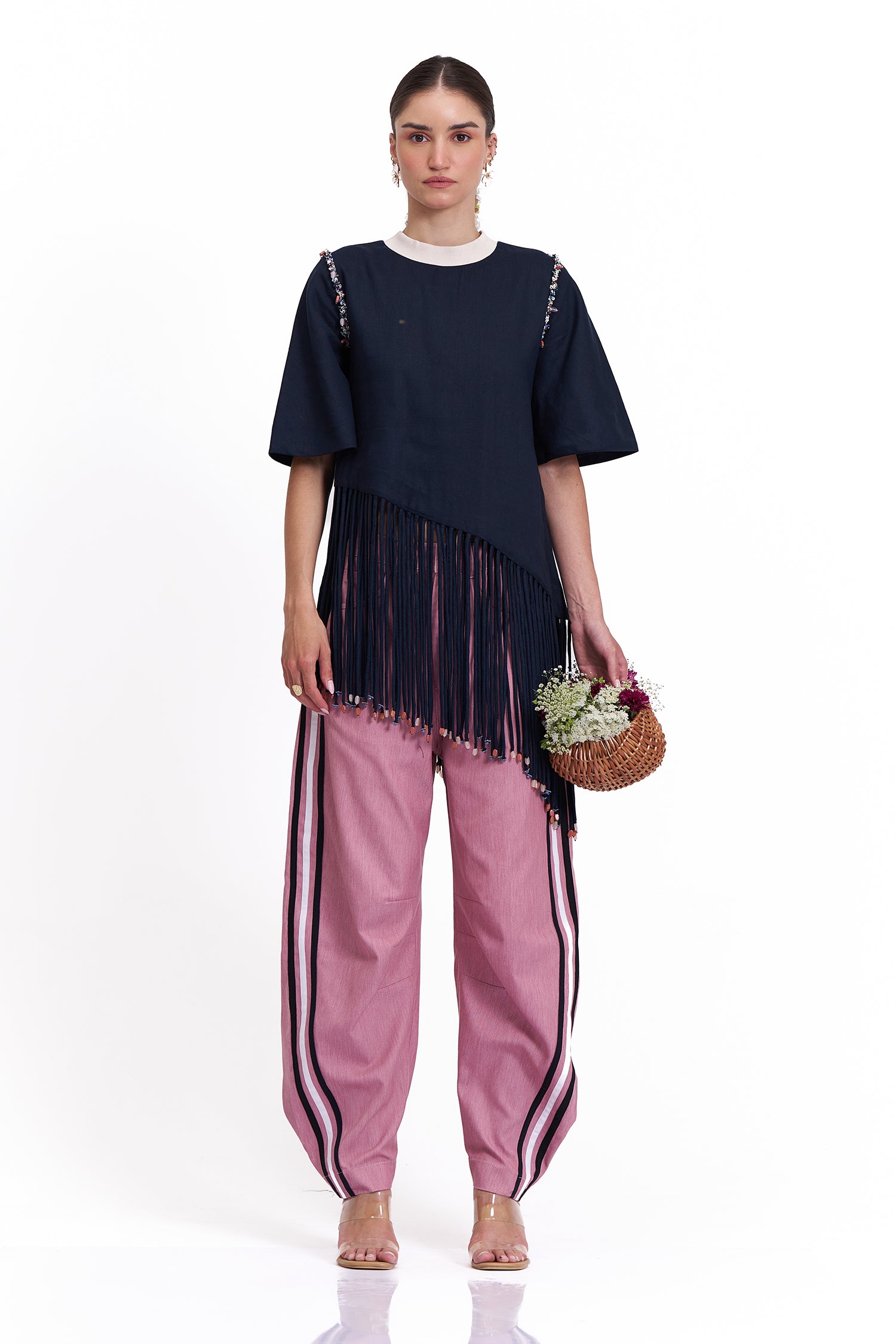 BASQUE BARREL PANTS ROSEWOOD