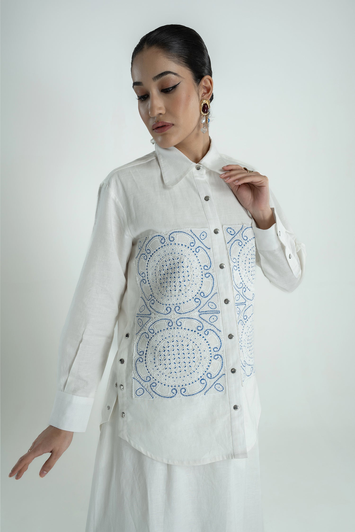 YANG SHIRT & SKIRT SET