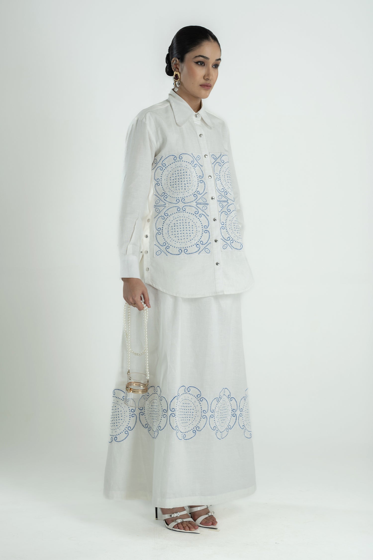 YANG SHIRT & SKIRT SET