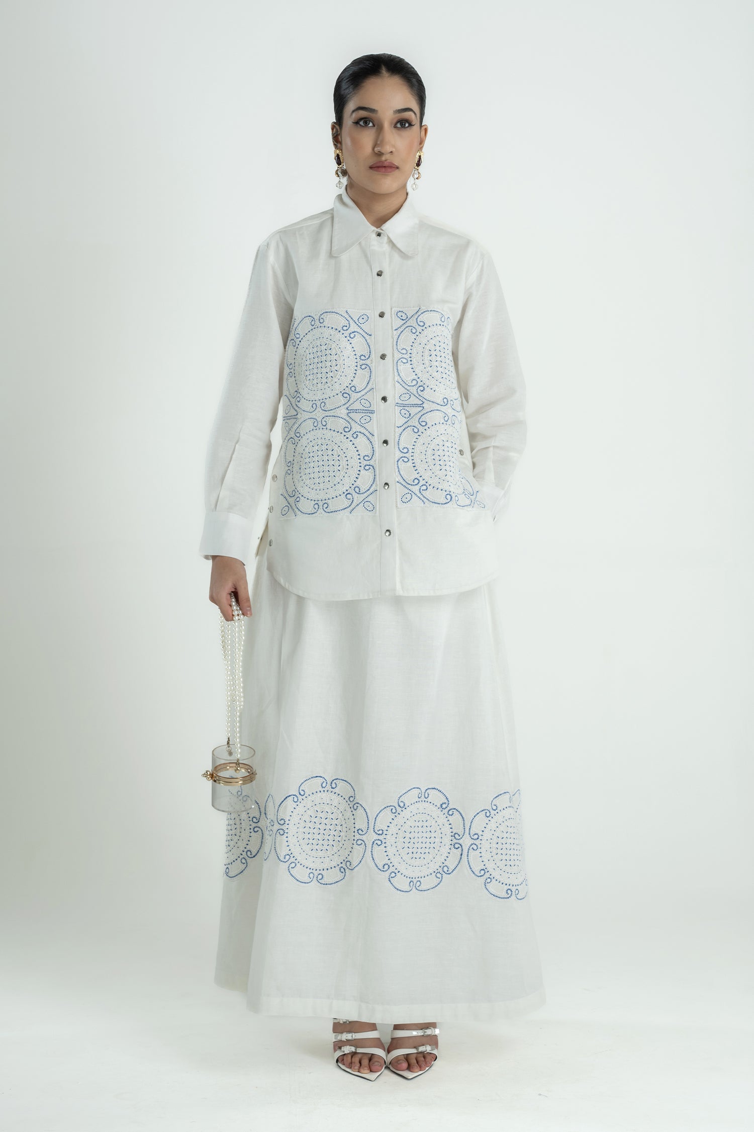 YANG SHIRT & SKIRT SET