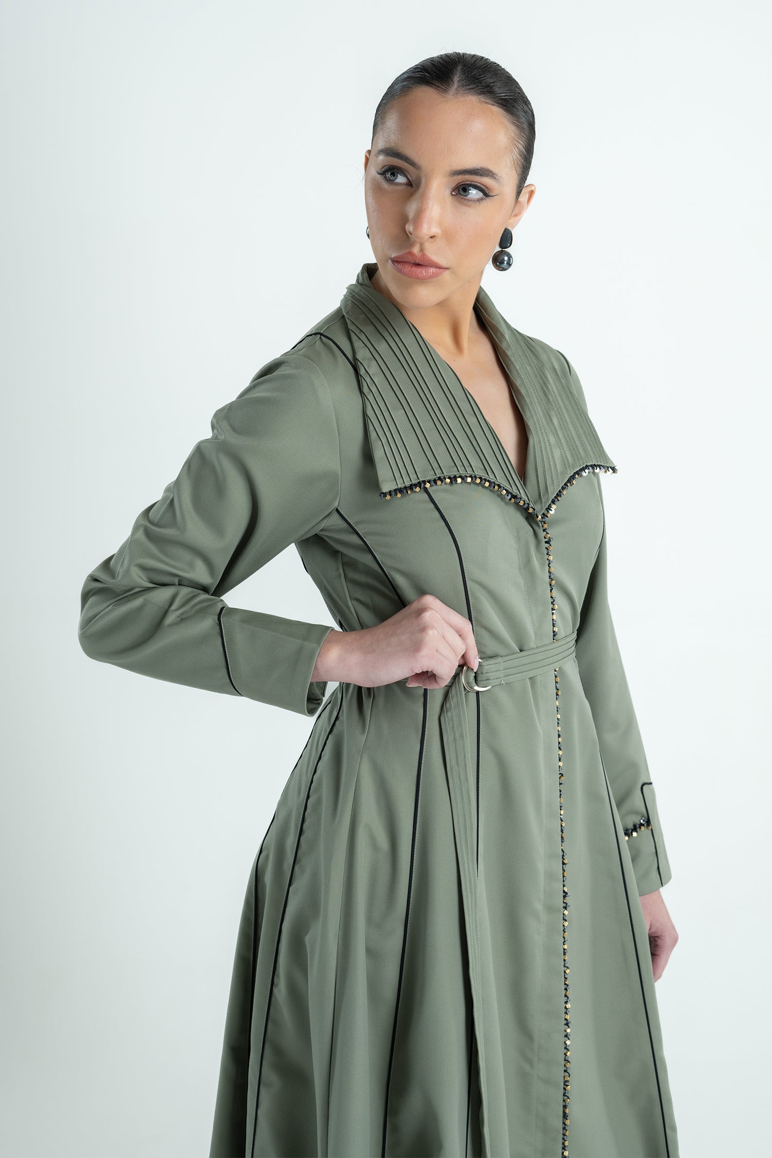 GLIMMER LONG TRENCH