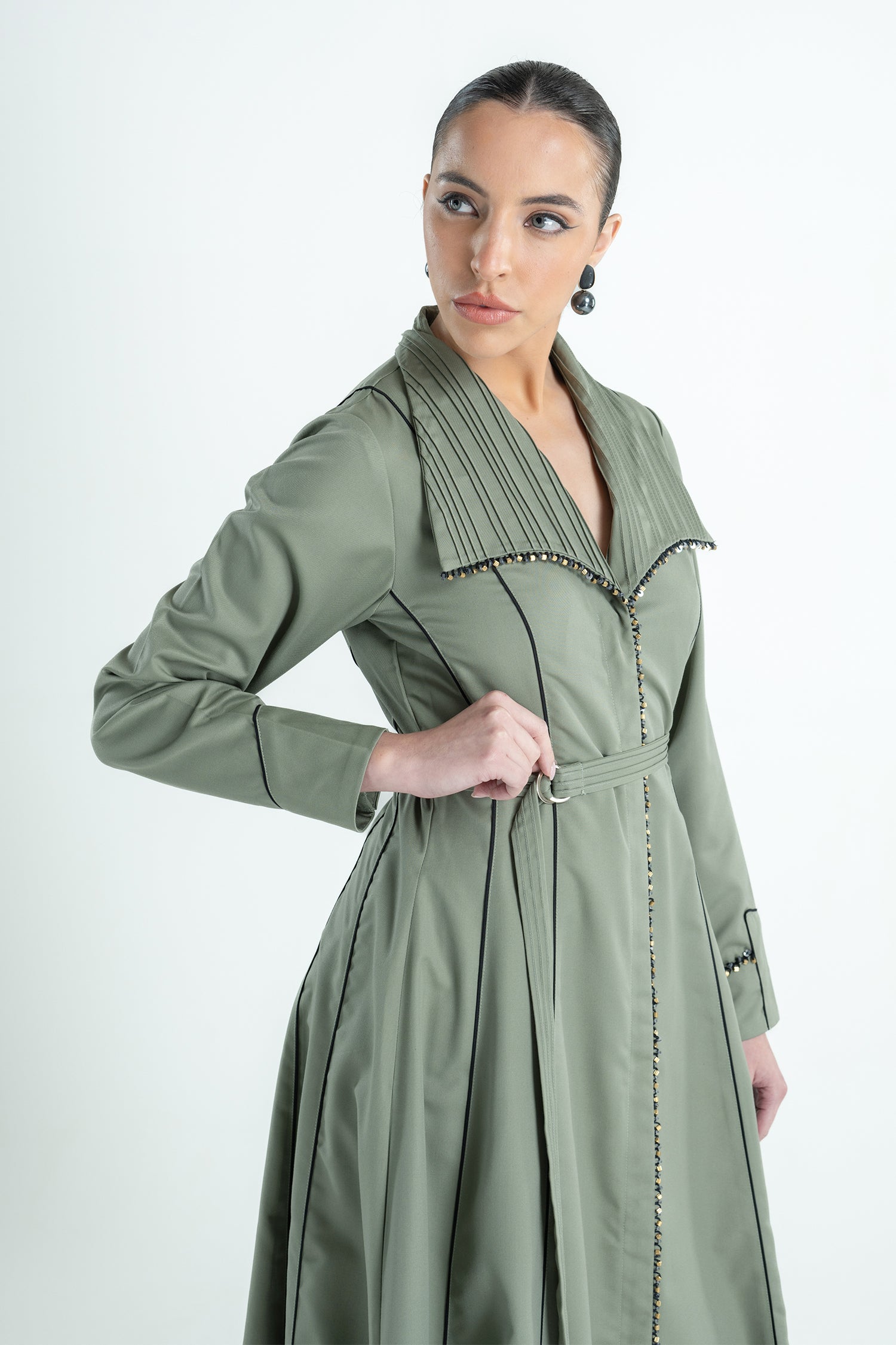 GLIMMER LONG TRENCH