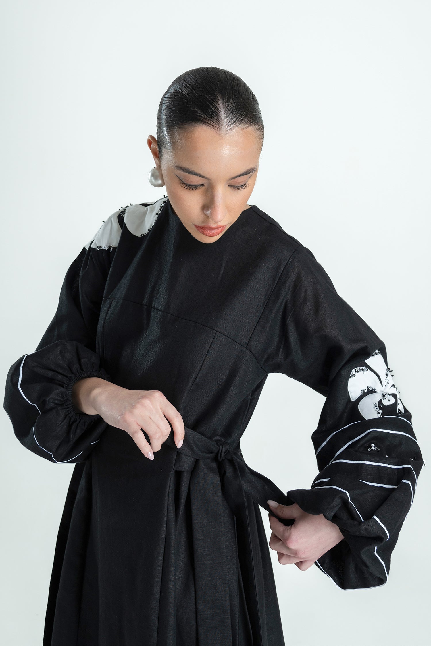 SEYA KAFTAN BLACK