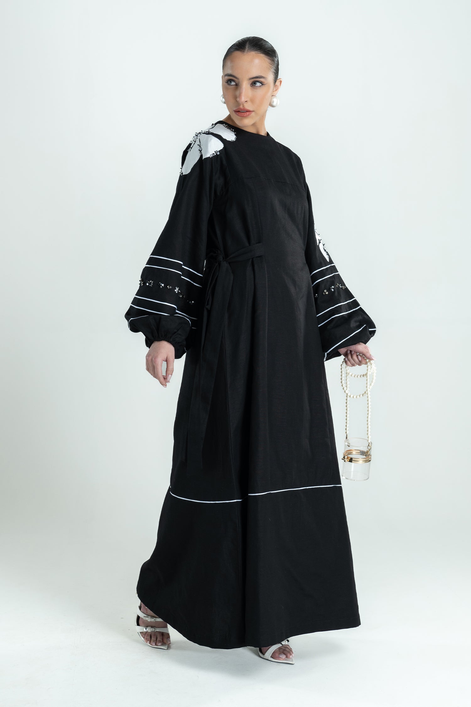 SEYA KAFTAN BLACK