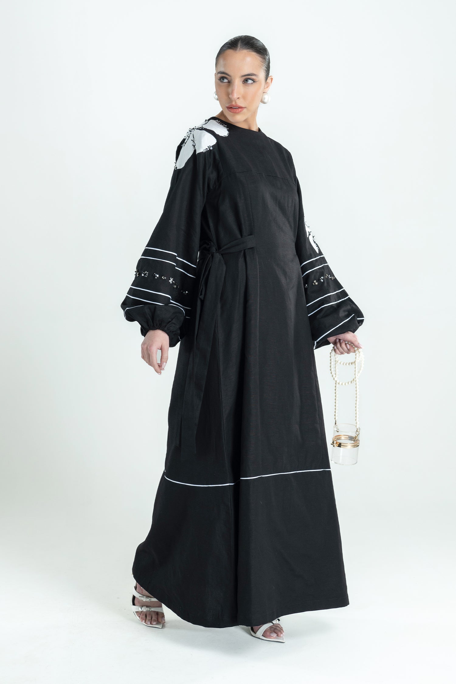 SEYA KAFTAN BLACK