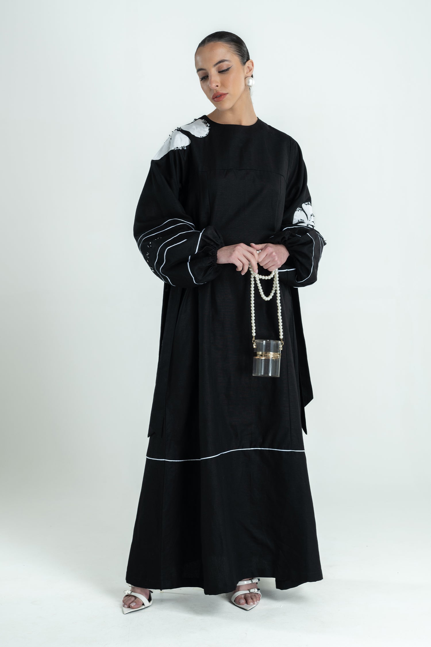 SEYA KAFTAN BLACK