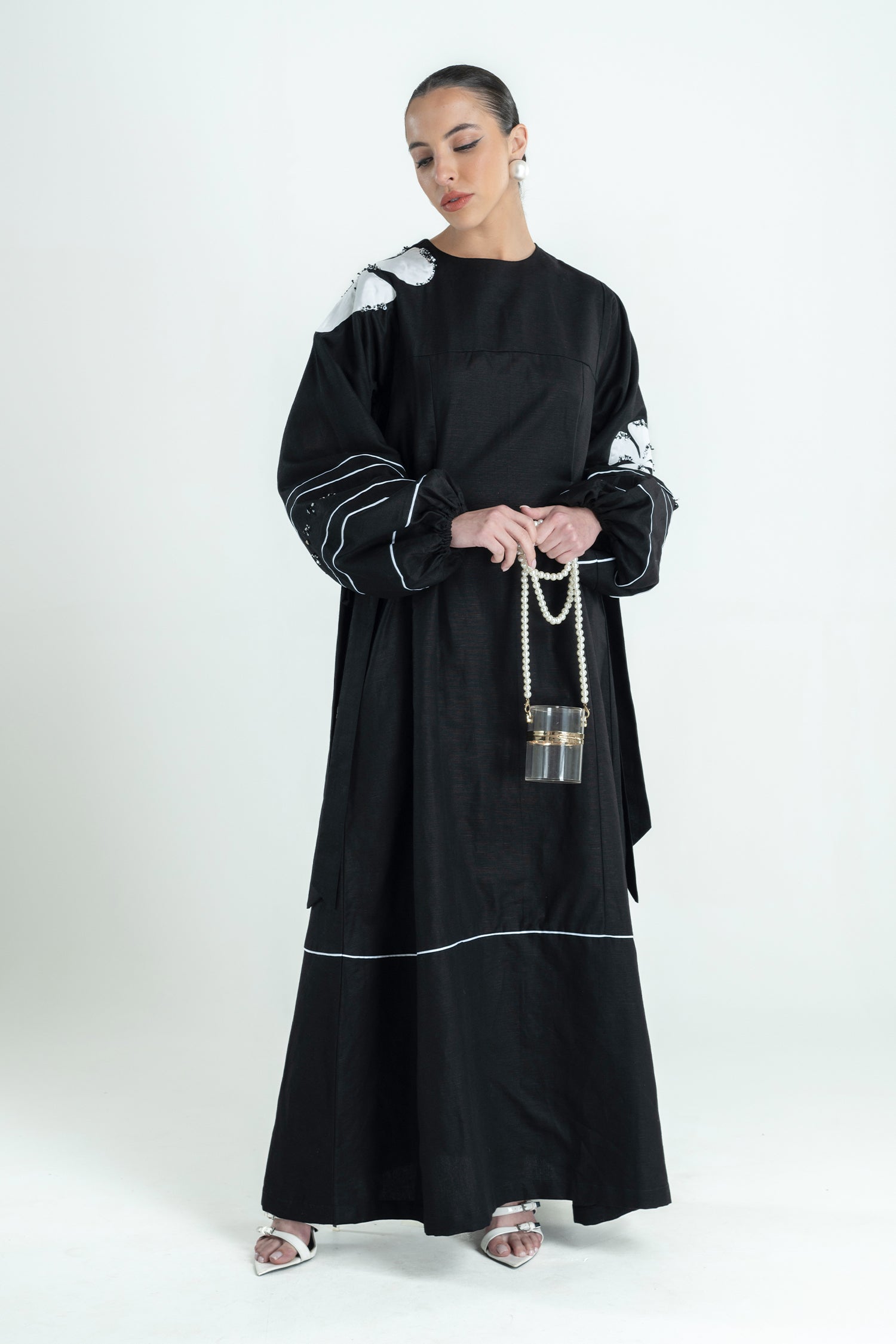 SEYA KAFTAN BLACK