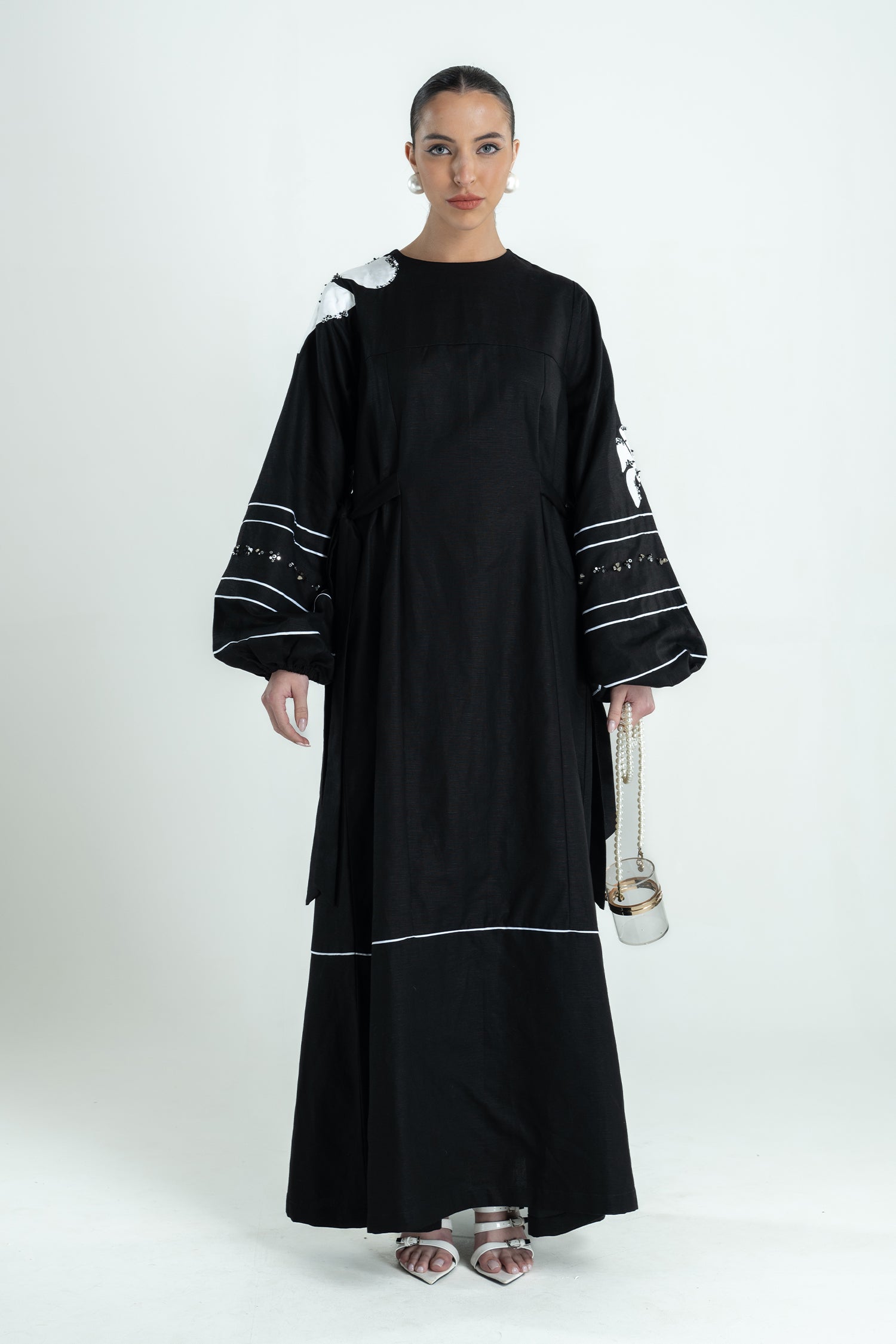 SEYA KAFTAN BLACK