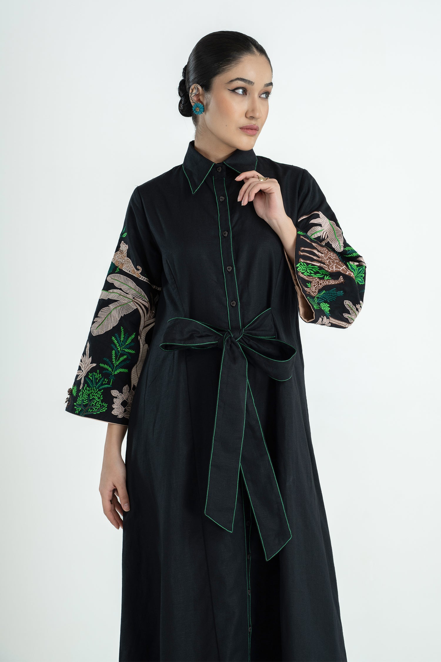 MAINLAND KAFTAN BLACK