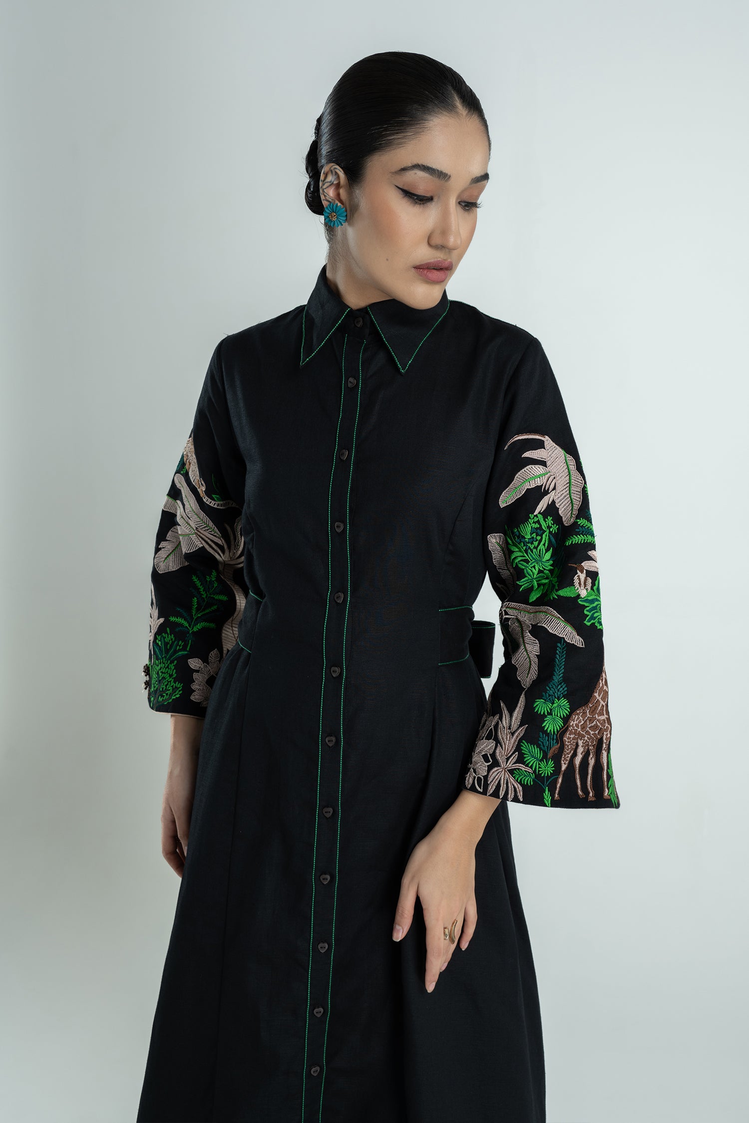 MAINLAND KAFTAN BLACK