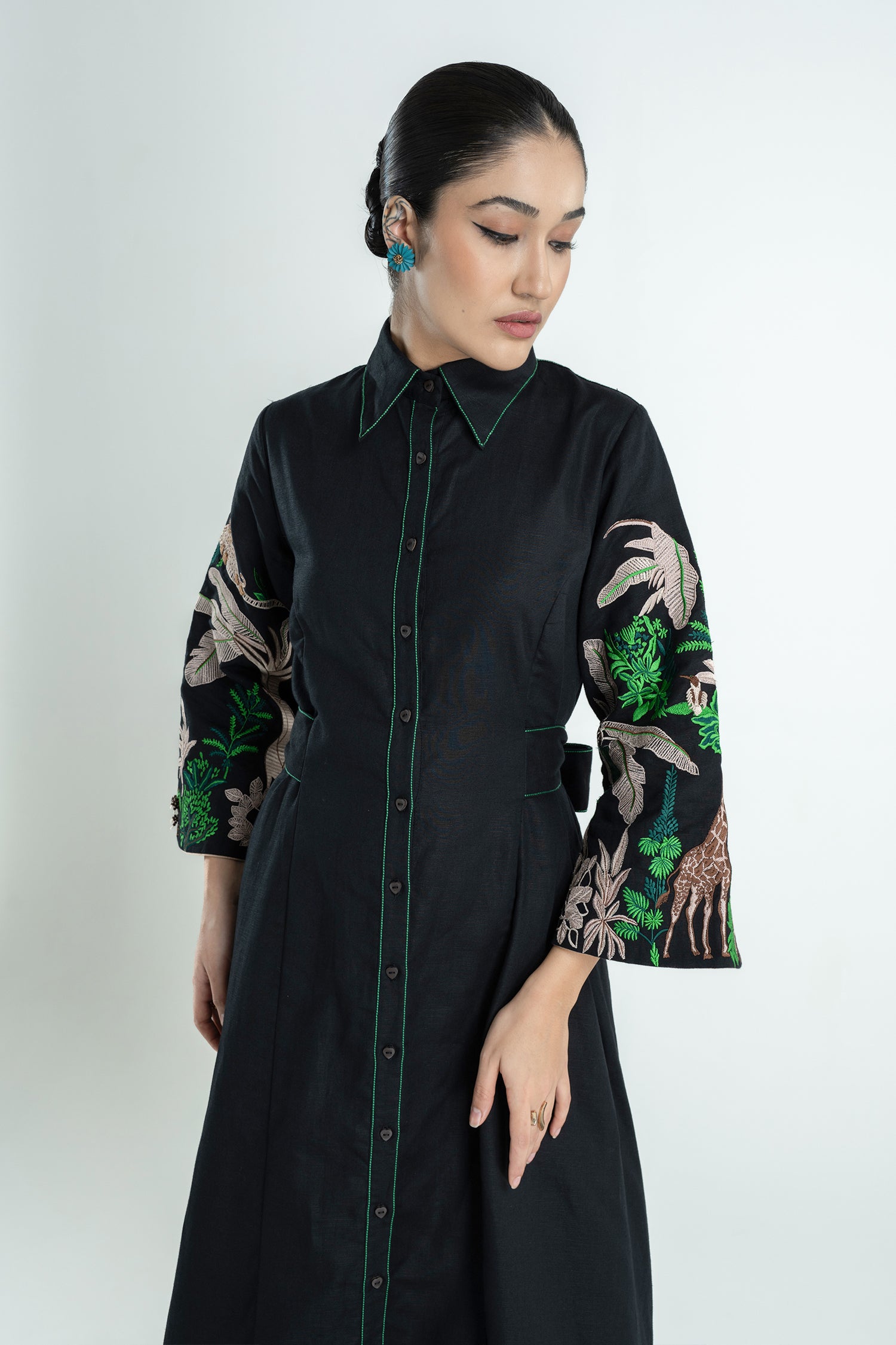 MAINLAND KAFTAN BLACK