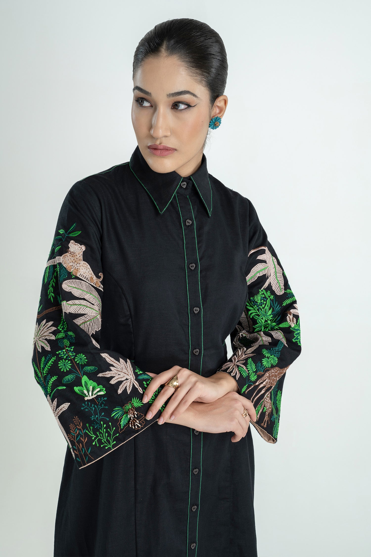MAINLAND KAFTAN BLACK
