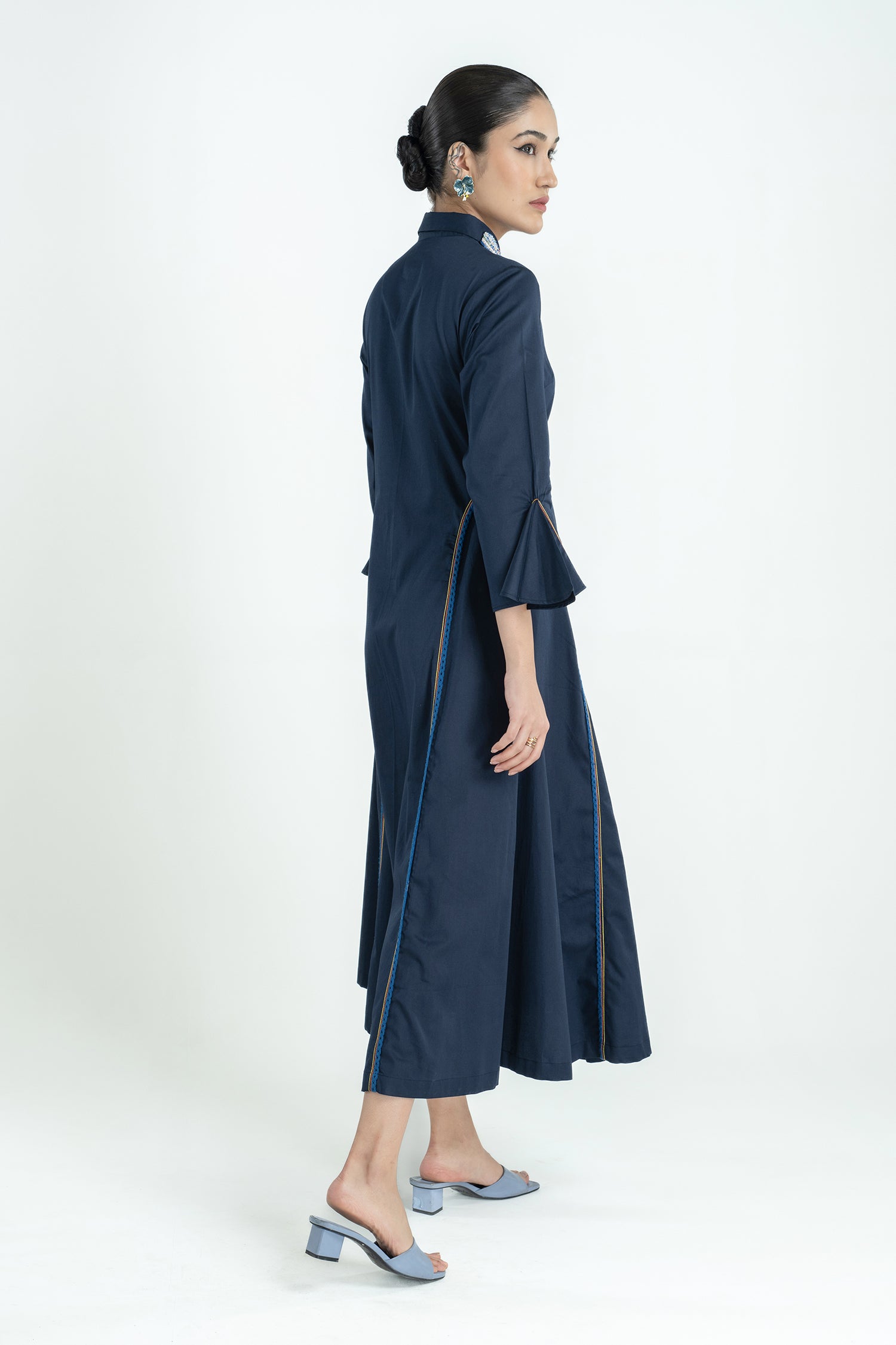 MALSIE DRESS LONG NAVY