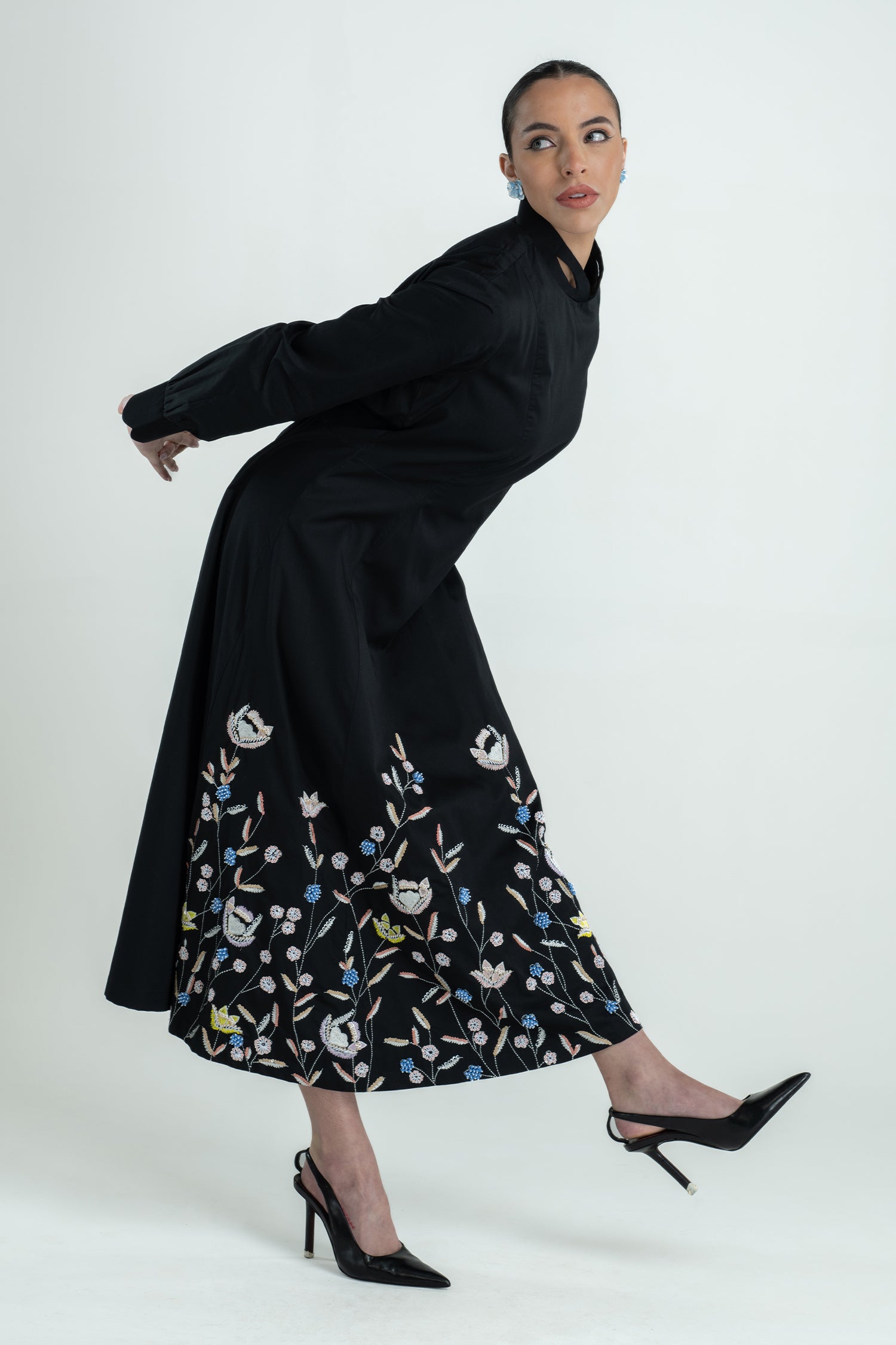 SAINT DRESS LONG BLACK