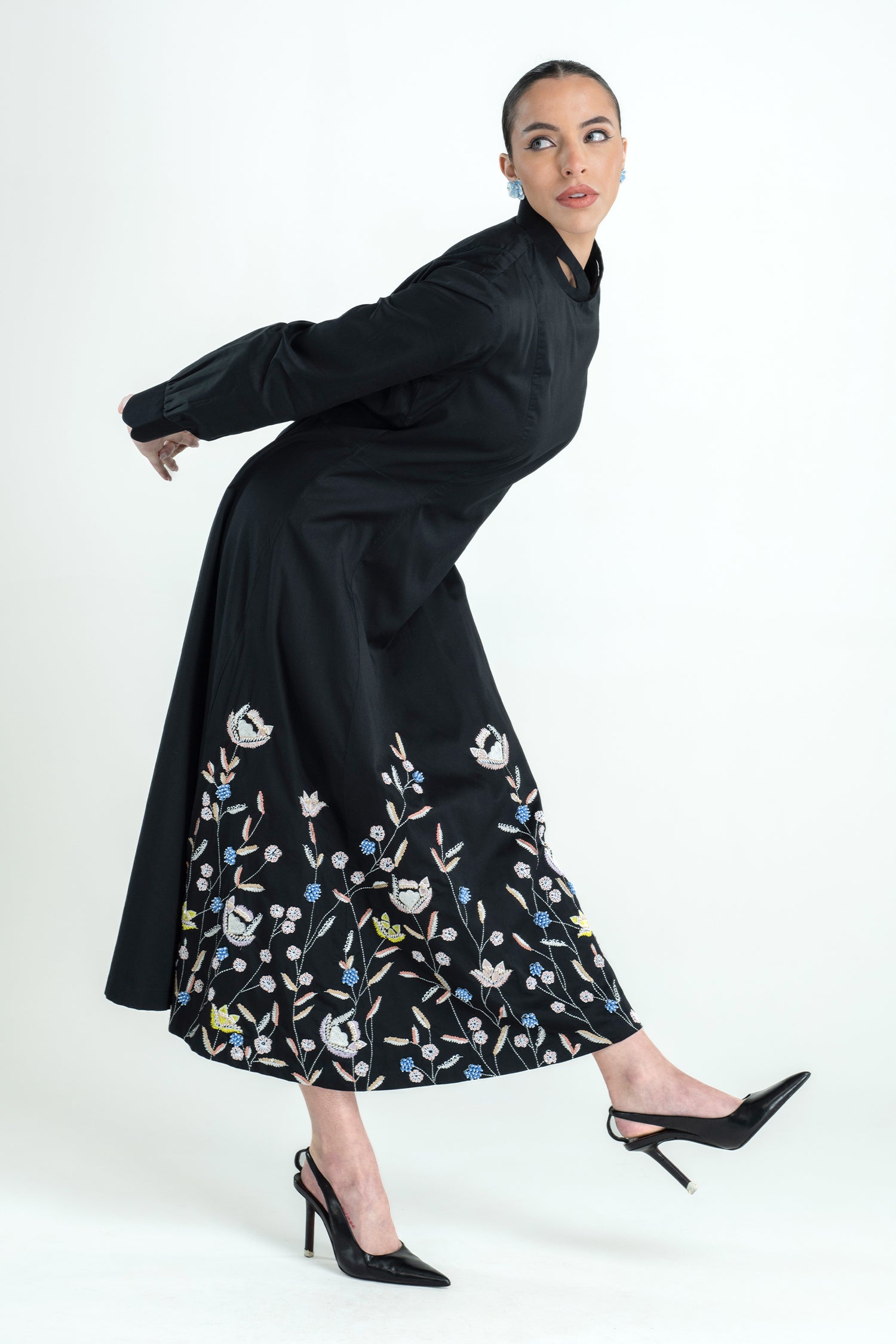 SAINT DRESS LONG BLACK