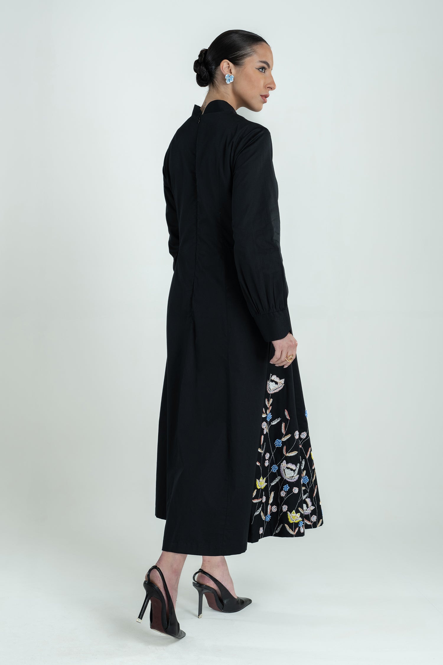 SAINT DRESS LONG BLACK