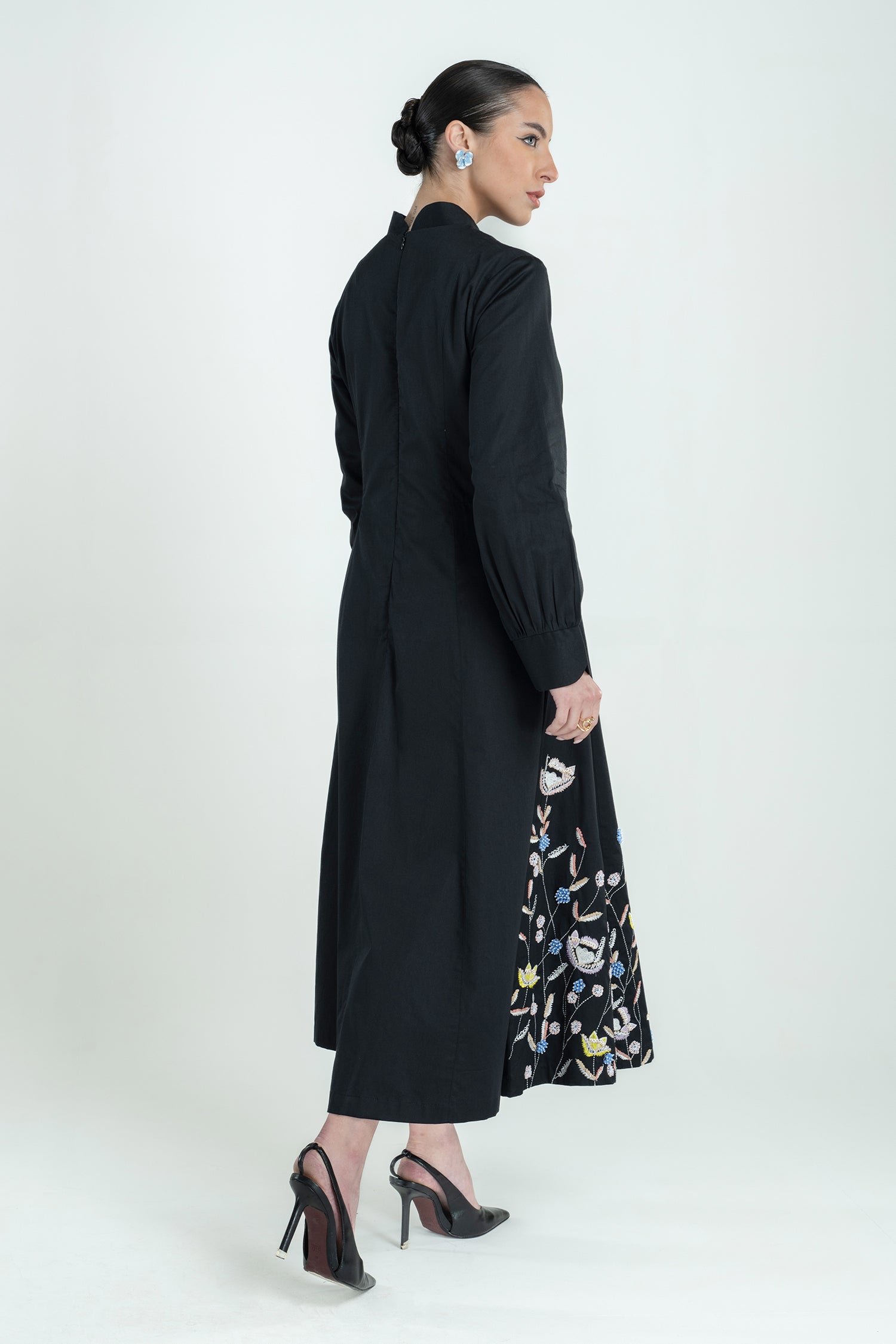 SAINT DRESS LONG BLACK