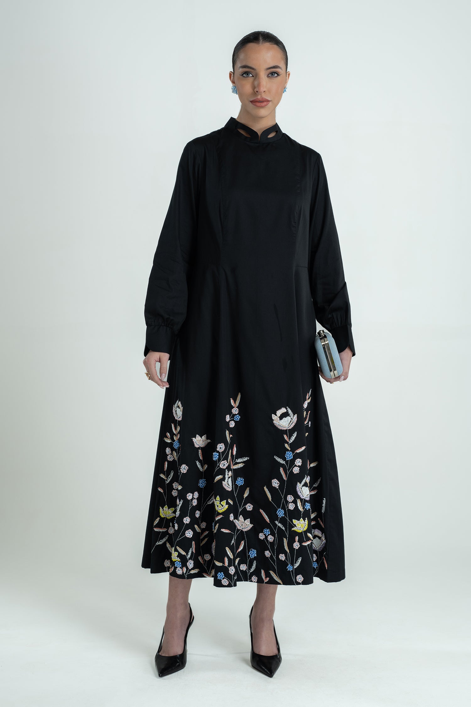 SAINT DRESS LONG BLACK