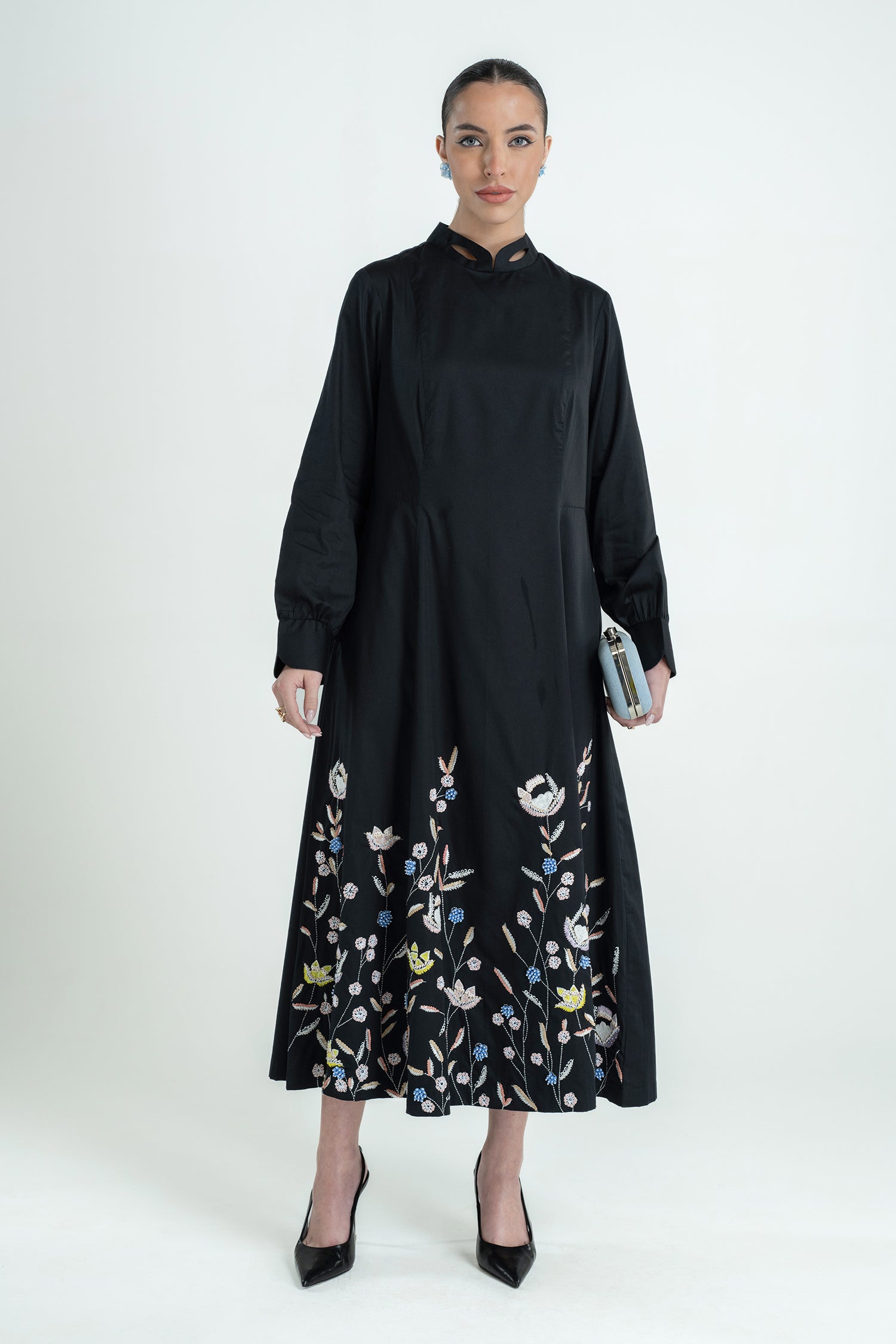 SAINT DRESS LONG BLACK