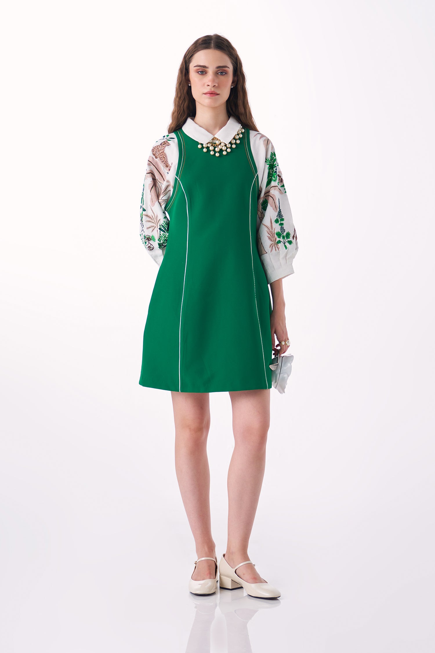 MARSHELLOW DRESS EMERALD