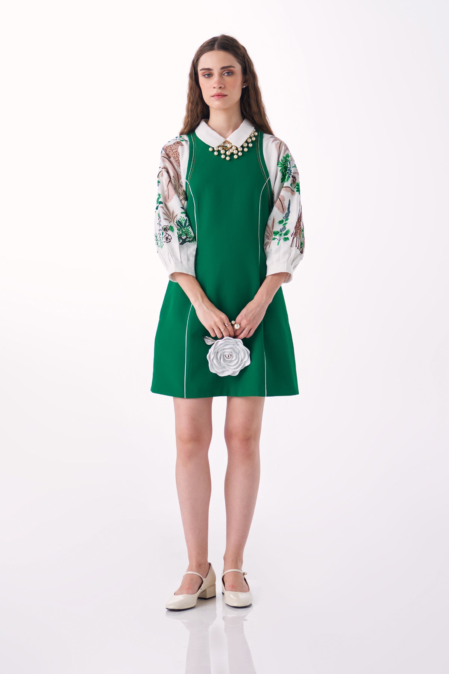 MARSHELLOW DRESS EMERALD