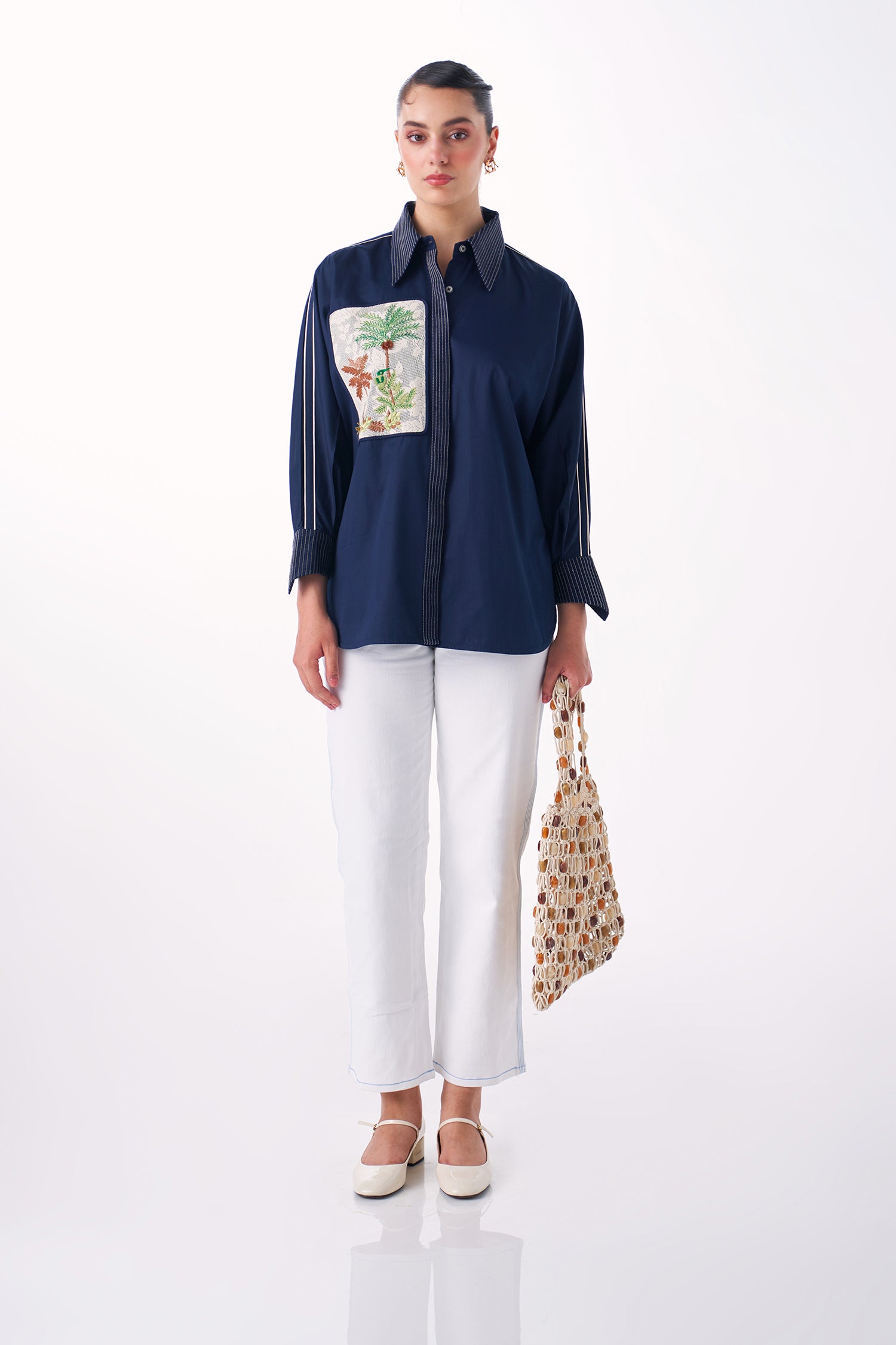 ROOTED NAVY SET WITH DENIMS